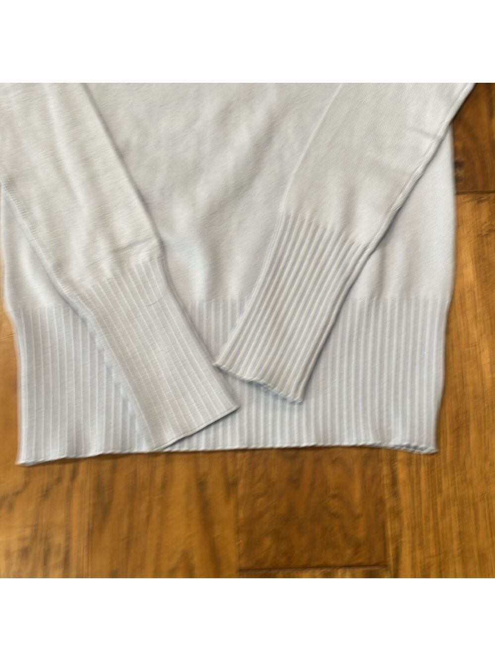 French Connection NWOT Powder blue mock neck sweater size S - Picture 3 of 4